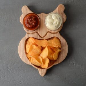 Owl Chips tray for child image 1