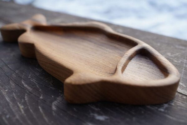 Fish Wooden Tray for Food image 2